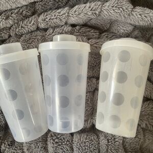 Large Pick-a-brick Cups Set of 3 Vintage